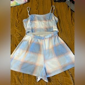 Blue and pink romper!🩵🩷